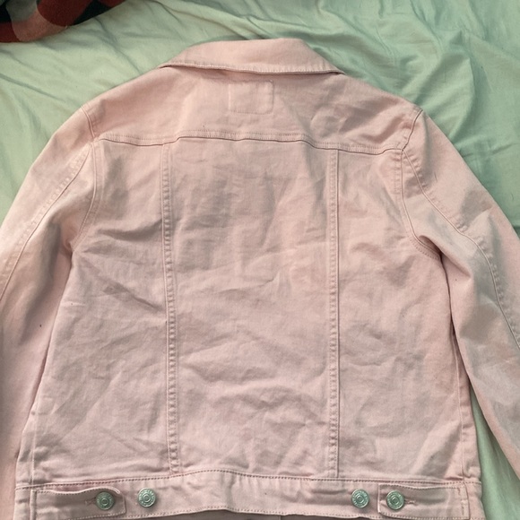 🎀 Eighty Two pink jean jacket, Size large - Picture 4 of 4